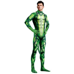 CosplayBoys Combinaison Cosplay Grenouille Frogman Vert